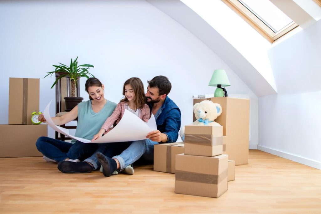 Family planning their new 2 BHK home interiors in Hyderabad